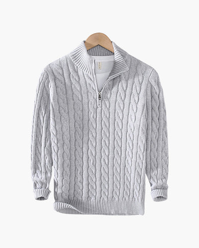 Jersey Half-Zip de Algodón Premium