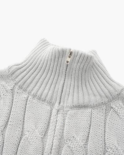 Jersey Half-Zip de Algodón Premium