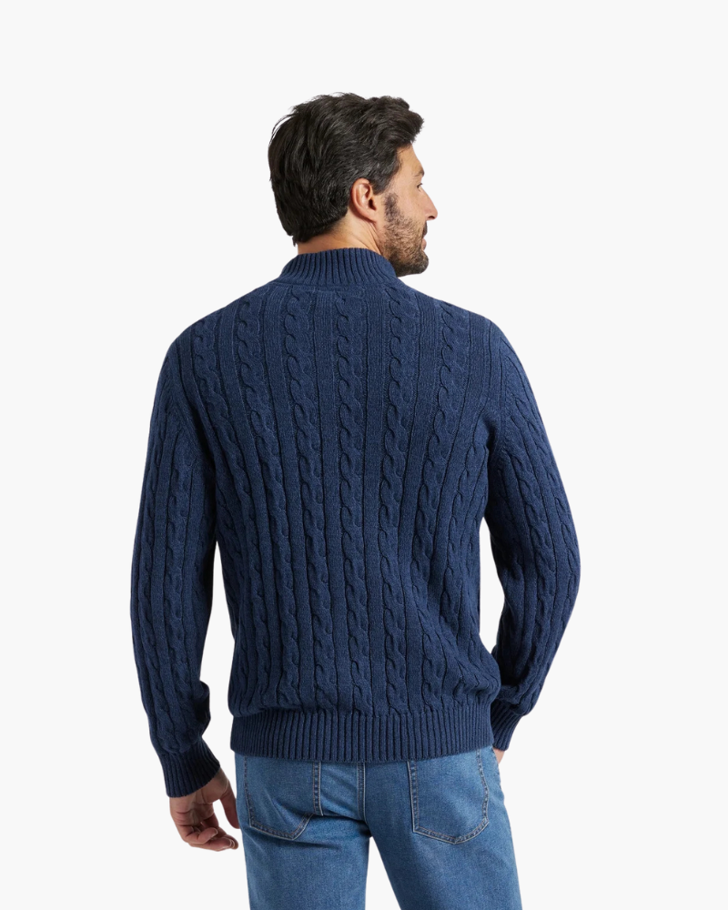 Jersey Half-Zip de Algodón Premium