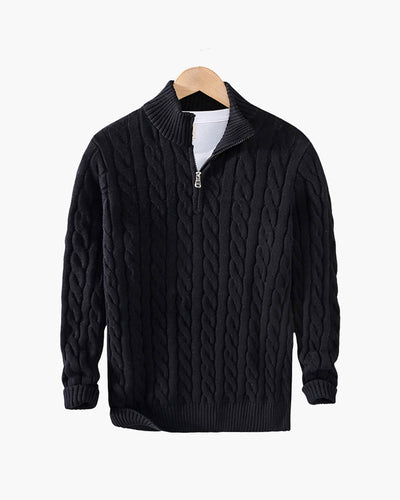 Jersey Half-Zip de Algodón Premium